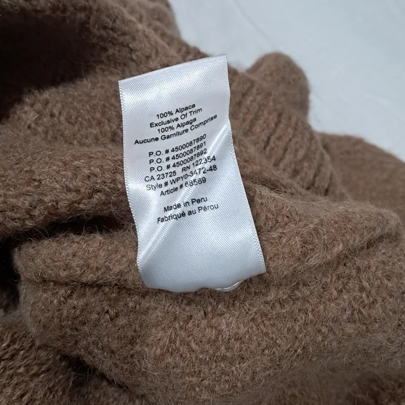 The Group by Babaton 100%  heavy Alpaca Turtleneck Sweater - XXS - Picture 10 of 15